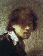 REMBRANDT Harmenszoon van Rijn, Self-Portrait as a Young Man